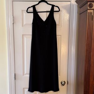Jones New York Black Midi Dress